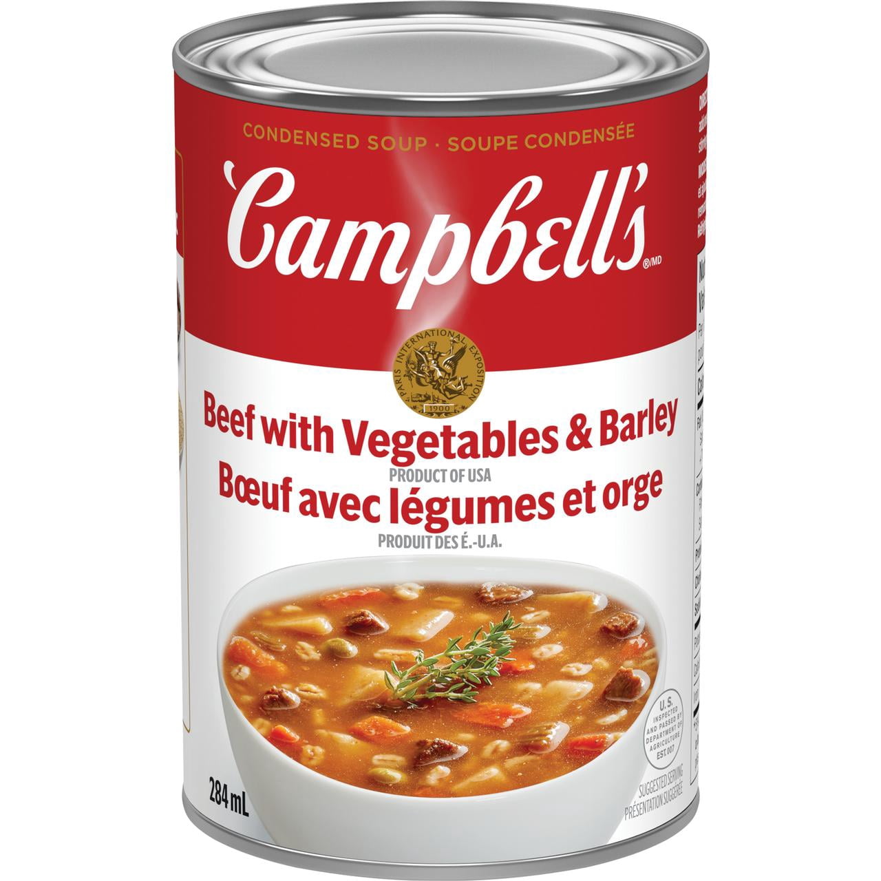 Campbell's® Condensed Beef with Vegetables & Barley Soup, Shelf Stable