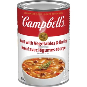 Campbell's® Condensed Viande bovine avec légumes & Soupe d'orge, étagère stable