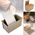 thumbnail image 3 of Bread  Bread Pan Baking  Bread Pan With Lid Baking  Cake  Carbon Steel Nonstick Toasted Bread Box Baking Tools, 3 of 8
