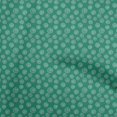 thumbnail image 1 of oneOone Tissu Velours Vert Sarcelle Tissu Robe Orange Tissu Imprimé Tissu au Mètre 58 Pouces de Large, 1 of 4