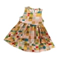 thumbnail image 1 of yoeyez Robes pour Filles Taille 7-8 Coton Enfants Imprimé Floral Robes Sans Manches Col Ras du Cou Ample Décontracté Fluide Robe Débardeur Vacances Fête Robes pour Fille Multicolore, 1-2 Ans, 1 of 5