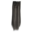 thumbnail image 3 of Hair Clips Clips for Hair Hair Extension Clips Real As Remy Fashion Hair Long Clip in Hair Extensions Full Head Straight Wig, 3 of 4