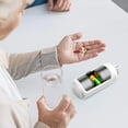 thumbnail image 4 of LSLJS Travel Pills Organizer, Portable Daily Pills Container Storage Box 3 Compartments Drug Storage Box Plastic Slide Cover Case Travel Organizer Sealed Box Family Box Med, 4 of 9