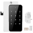 thumbnail image 2 of Digital Intelligent Smart Keyless Digital Lock, Easy to Operate Password Cabinet Lock, Residence Community Office Locker Gym for File Cabinet Gold,Silver, 2 of 7