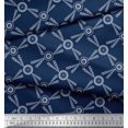 thumbnail image 3 of Soimoi Satin Silk Fabric Dots & Circle Geometric Print Sewing Fabric Yard 42 Inch Wide, 3 of 5