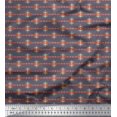 thumbnail image 1 of Soimoi Rayon Fabric Geometric Small Printed Fabric 1 Yard 56 Inch Wide, 1 of 3