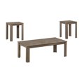 thumbnail image 3 of Monarch Specialties Table Set, 3pcs Set, Coffee, End, Side, Accent, Living Room, Laminate, Brown, Transitional, 3 of 4