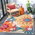 thumbnail image 1 of SAFAVIEH Cabana Quincy Floral Outdoor Area Rug, 1 of 9