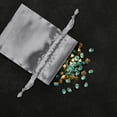 thumbnail image 4 of TOPTIE 50 PCS Black Satin Gift Bags 3.1x4.3 Inches, Jewelry Bags with Drawstrings, Party Favors, 4 of 6