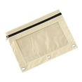 thumbnail image 2 of Birdeem Pencil Bags with Zipper, Large Pencil Pouch, Three-Hole Pencil Case Zipper Transparent Document Storage Bag Detachable Folder Large Capacity Pencil Case, Zipper Pencil Case, 2 of 6