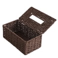 thumbnail image 1 of Rbaofujie Tissue Boxes Rattan Tissue Box Cover Hand Woven Facial Napkin Rectangular Rattan Tissue Box Cover Wicker Tissue Box Decorative Facial Napkin Tissue Box Tissue Box Holder, 1 of 6