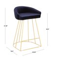 thumbnail image 3 of Tabouret de comptoir contemporain Canary, de LumiSource, 3 of 9
