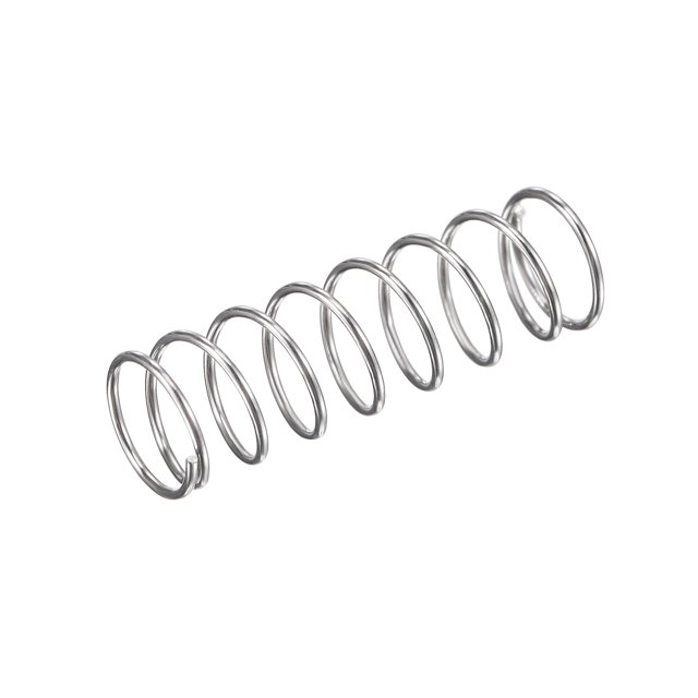 Unique Bargains Ressort de Compression en Acier Inoxydable 304 5mmx0.4mmx15mm Capacité de Charge 2N 30 Pcs