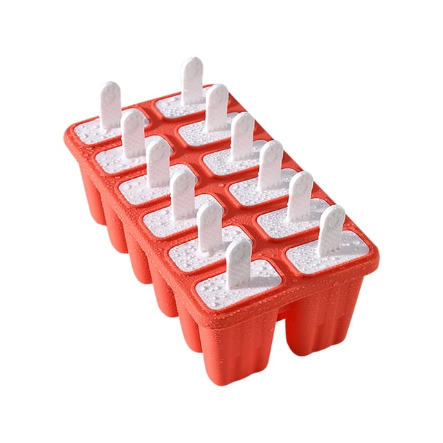 Agiferg Popsicle Molds 12 Pieces Silicone Ice Molds Tray Mold Reusable Easy Ice Maker