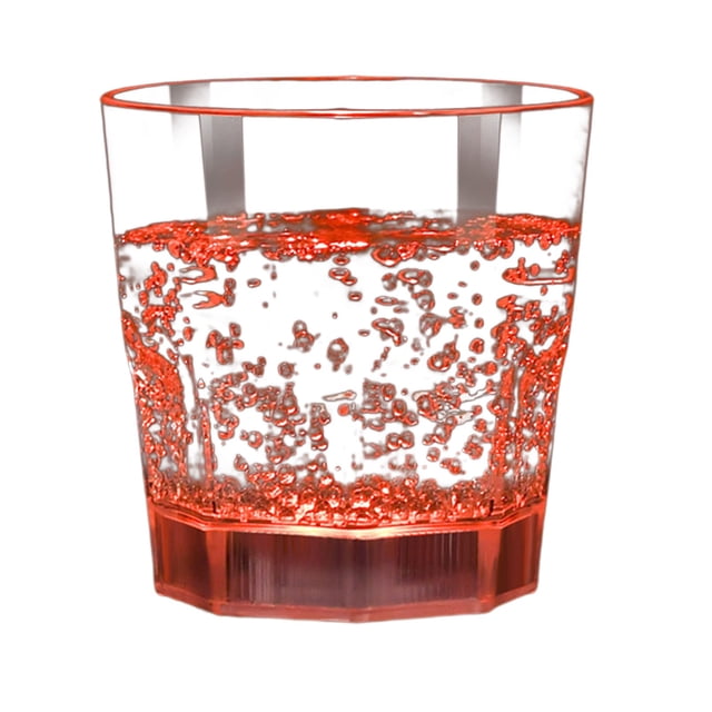 Battery Led Lights Light Up The Wine Glass -12Oz Light-Emitting Glass Led Wine Glass Color Flash, 8 Color Modeslight Up Glasses