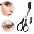 thumbnail image 3 of Reduce Price! WSBDENLK Eyebrow Trimmers Scissor 2024 New Eyebrow Scissors With Comb Precision Eyebrow Trimming Scissors Non-Slip Eyebrow Cutter Hair Removal Eyebrow Scissors, 3 of 5