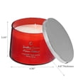 thumbnail image 2 of 18Oz 3 Wick High Gloss Taper Candle Sparkling Prosecco, 2 of 3