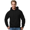 thumbnail image 1 of Hanes Mens ComfortBlend EcoSmart Pullover Hoodie Sweatshirt, 5XL, Black, 1 of 4