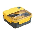 thumbnail image 2 of Dvkptbk Lunch Boxes Plastic Lunch Box Microwave Portable Student Adult Office Lunch Box Japanese Lunch Box Bento Box Storage & Organization, 2 of 6