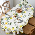 thumbnail image 5 of Oval Tablecloth 60x84in for Oval Table Waterproof Table Cloths for Dining Room Indoor Outdoor Table Cloth, 5 of 5