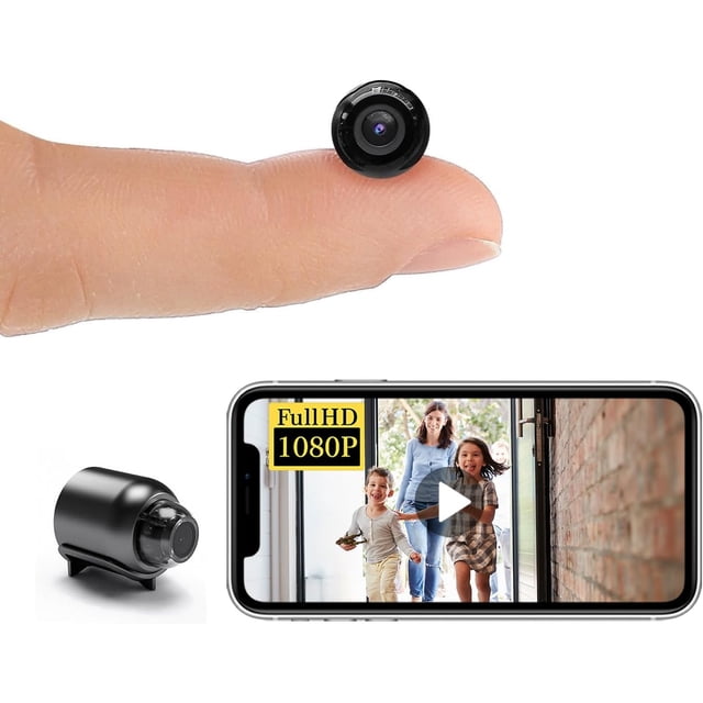 OmniBase X5 Mini WiFi IP Camera, Fixed Focus, 1080p HD Wireless Network Camera with Night Vision, Motion Detection and Cloud Storage