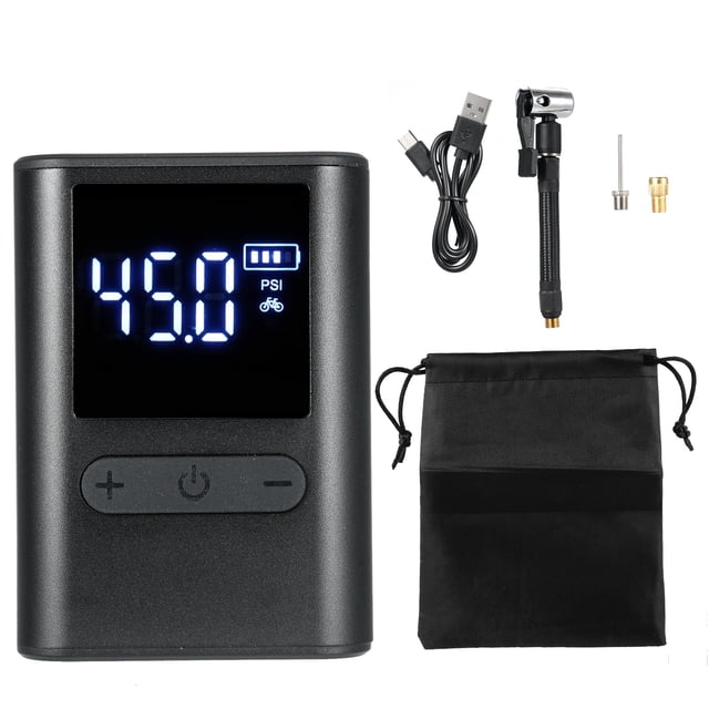 Pompe de Vélo Pompe de Bicyclette Électrique Portable Pneu Inflator Pompe à Air pour Vélos 100 Psi Haute Pression