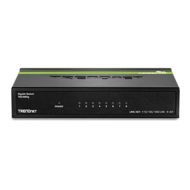 TRENDnet TEG S80G - Switch - 8 x 10/100/1000 - de Bureau - Conforme TAA