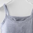 thumbnail image 4 of TopLLC Débardeur à Col Rond pour Enfants Sans Manches T-Shirt Graphique Uni T-Shirt Court à Col Rond pour Filles et Garçons Débardeur Tee Blouse Fille, 4 of 7