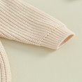 thumbnail image 4 of Chandails à Col pour Bébé Manches Longues Pulls Tricotés Amples, 4 of 7