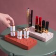 thumbnail image 5 of LCXmlly Cosmetic Storage Box Large Capacity Lipstick Storage Box Silicone Lipstick Rack Makeup Brush Holder 8/18/28 Grids Household Organizer, 5 of 5