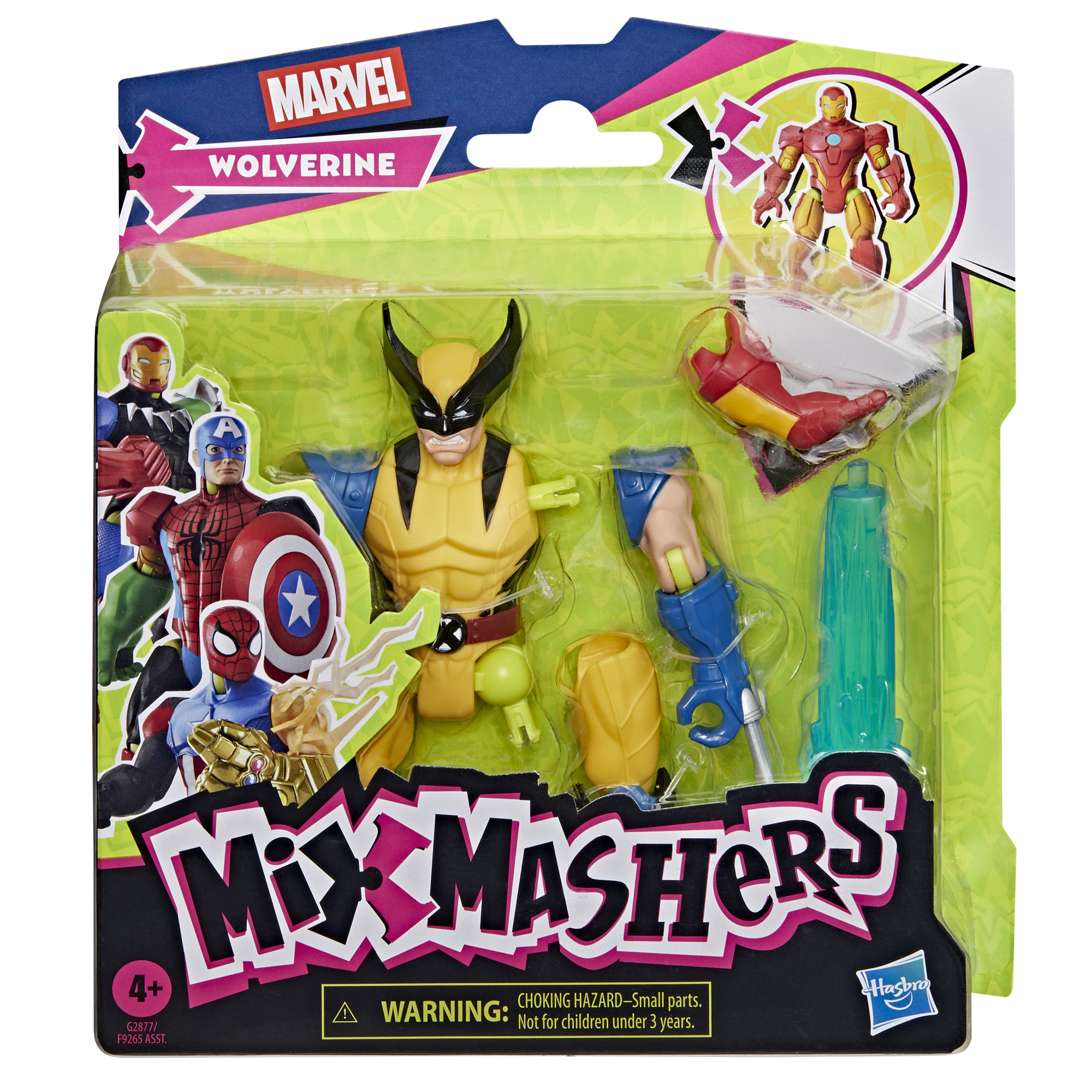 MixMashers Marvel Avengers, figurine Wolverine à mélanger et combiner (12 cm), jouets Avengers