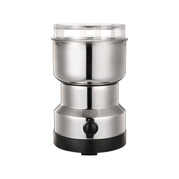 Moulin à Café Électrique, Moulin à Épices pour la Maison avec Lames en Acier Inoxydable et Tasse de Broyage de 300 ml