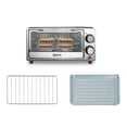 thumbnail image 2 of Kitchen Elite Four Grille-Pain Compact à 4 Tranches pour Comptoir et Plateau en Acier Inoxydable, Noir, 2 of 10