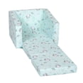 thumbnail image 2 of Delsit Toddler 2 in 1 Flip Open Kids Foam Lounge Chair, Unicorns & Rainbows, 2 of 5