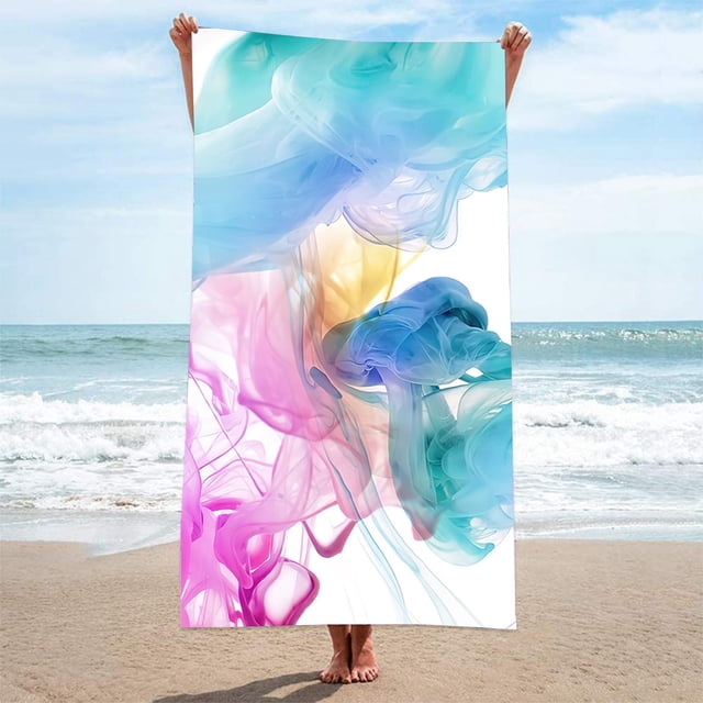 Meitianfacai Stripe Series Microfiber Towels Large Bath Towels Beach Towels