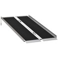 thumbnail image 1 of HOMCOM 5' Portable Wheelchair Ramp Aluminum Threshold Mobility Single-fold, 1 of 10