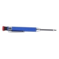 thumbnail image 2 of Construction Pencil, Portable Solid Refill Long Nose Deep Hole Carpenter Pencil Incisive Extended Tip With Sharpener For Marking Black,Blue, 2 of 8