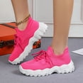 thumbnail image 2 of Dakaela Chaussures de Marche pour Femmes à Enfiler Espadrilles de Course Tennis 2025 Mode Décontractée Chaussures pour Femmes Rose 9.5, 2 of 8