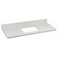 thumbnail image 1 of 47.6-in. W  18.25-in. D Stone Top In Beige Color For 3H4-in. Faucet AI-681, 1 of 3