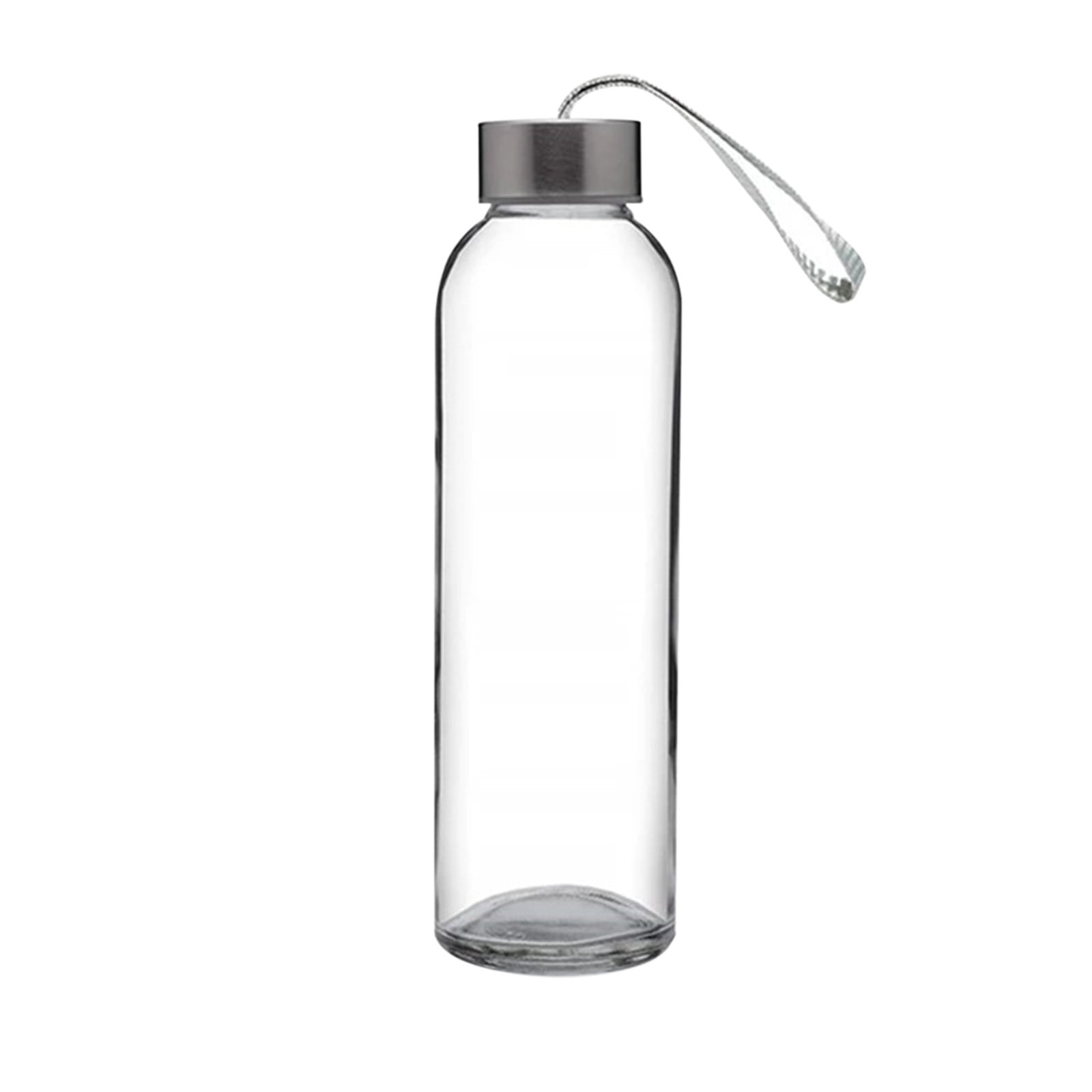 Rbaofujie 500ml Glass Sports Water Bottle Handy Cup Gift Cup with Lid Water Bottle
