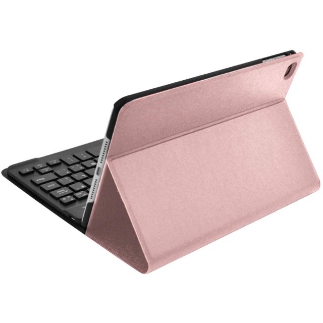 Digital Basics APPLE IPAD 10.2 Étui Clavier BLUETOOTH Portefeuille Exécutif - Or ROSE
