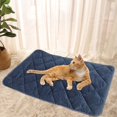 thumbnail image 3 of Milaget Tapis Autochauffant pour Animaux Chat Chien Fond Antidérapant Tapis Autochauffant pour Minou Extérieur Bleu 48x70cm, 3 of 8