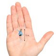thumbnail image 4 of Wweixi Figurine Diorama 1/87 Personnages en Résine Train Disposition Fille Bleu 1Ensemble, 4 of 6