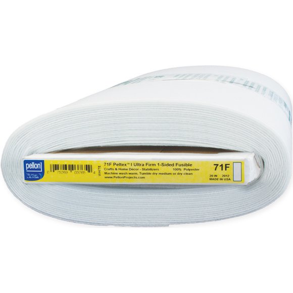 Pellon Peltex 1-Sided Fusible Interfacing-White 20"X10yd - 71F