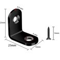 thumbnail image 2 of 40pcs Stainless Stee L Bracket Corner Braces Joint Right Angle Bracket Fastener L-shaped Joints Support Bracket, 2 of 8