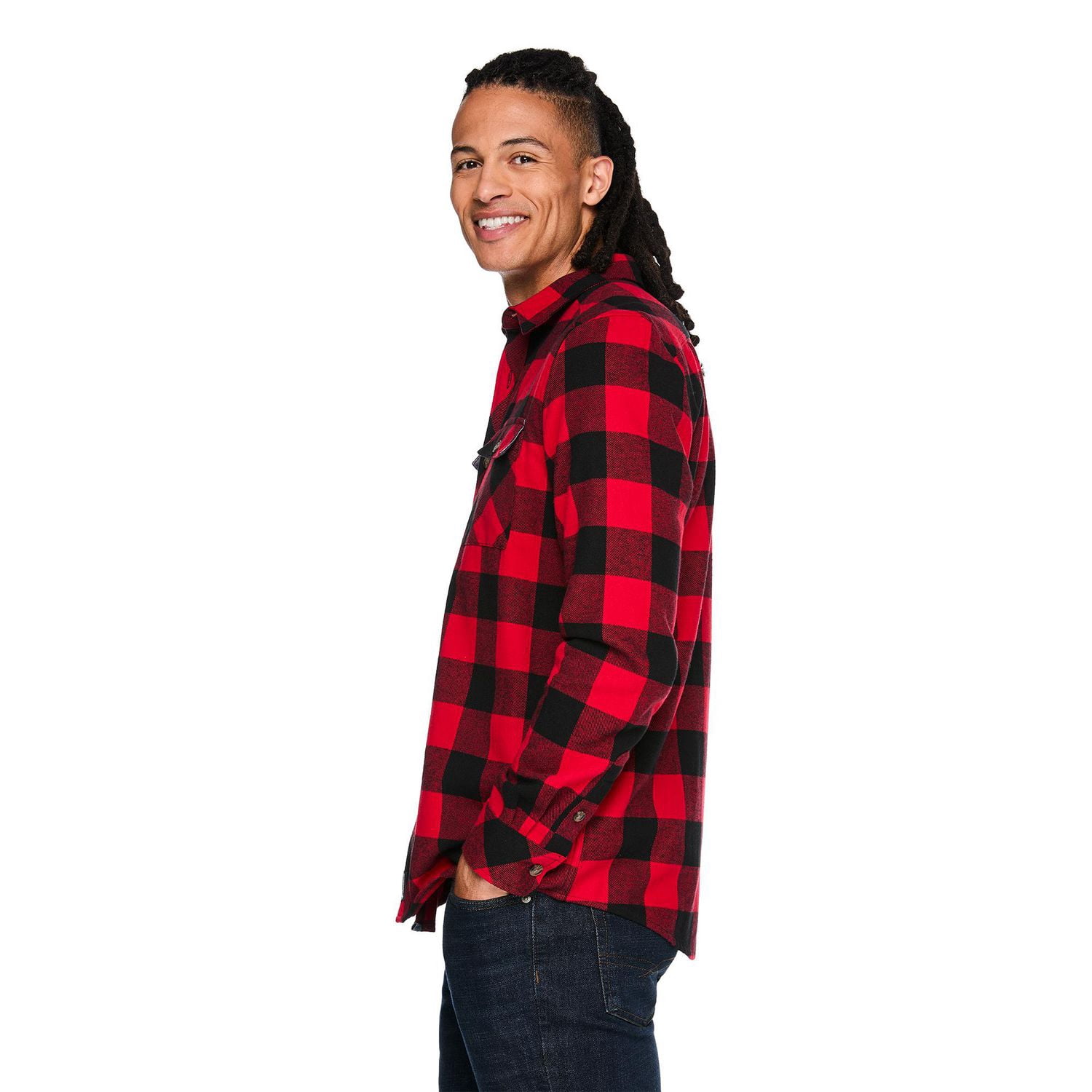 Chemise en flanelle Canadiana collection non genrée pour adultes