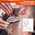 thumbnail image 3 of ASIPRO Straight Razor Men with 10 Shaving Blades (20 Single Edge Razors Blades), Straight Edge Razors Rasoir Barbe Homme avec 10 Lame Rasoir Shaving Reusable Barber Razor for Beard, 3 of 7