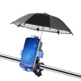 thumbnail image 4 of Vwrxbz Phone Holder with Sunshade 360 Rotation Motorcycle Bike Handlebar Mount One Click Lock Shockproof for Riding, 4 of 8