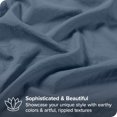 thumbnail image 3 of Bare Home Housse de Couette Sablée - Ultra Douce - Premium 1800 Collection - Ensemble 3 Pcs - Très Grand, Bering Sea, 3 of 8