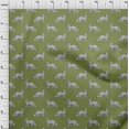 thumbnail image 3 of oneOone Polyester Lycra Fabric Fox Block Printed Craft Fabric BTY 56 Inch Wide, 3 of 4